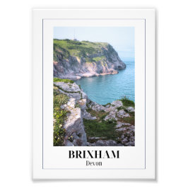 ベリーヘッド、ブリクシャム、デボン フォトプリント           