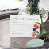 ベリーベビーシャワーアドバイスカードベリースウィート サンキューカード