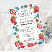 ベリーベビーシャワー招待状ベリースウィートベビー 招待状