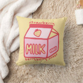 ベリーベリースイートストロベリーミルク クッション (ブランケット)