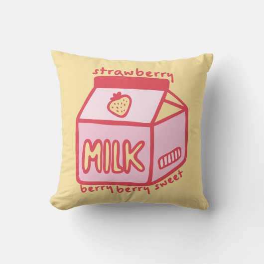 ベリーベリースイートストロベリーミルク クッション (正面)