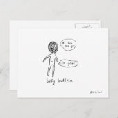 ベリーボタンのはがき ポストカード (正面/裏面)