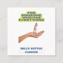 ベリーボタンの清掃員、ジョークのプレゼント、プレゼント。 ロイヤリティカード