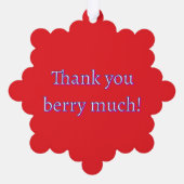 ベリーボナンザサンキューベリーマート オーナメントカード (裏面)
