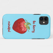 "ベリーマインドフル"瞑想パン Case-Mate iPhoneケース (裏面(横))