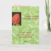 ベリーマリーカードありがとう サンキューカード (裏面)