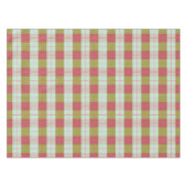 ベリーミントオリーブペブルプレイド テーブルクロス (正面(横))