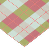 ベリーミントオリーブペブルプレイド テーブルクロス (アングル)