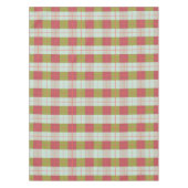 ベリーミントオリーブペブルプレイド テーブルクロス (正面)