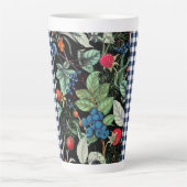 ベリーメドレオンカントリーギンガム カフェラテマグ (正面)