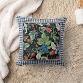 ベリーメドレオンカントリーギンガム クッション (ブランケット)