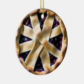 ベリーメリークリスマスかわいこちゃんパイ | Food Punユーモア セラミックオーナメント (右)