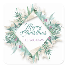 ベリーメリークリスマスハッピーホリデイズダイヤモンドホワイト