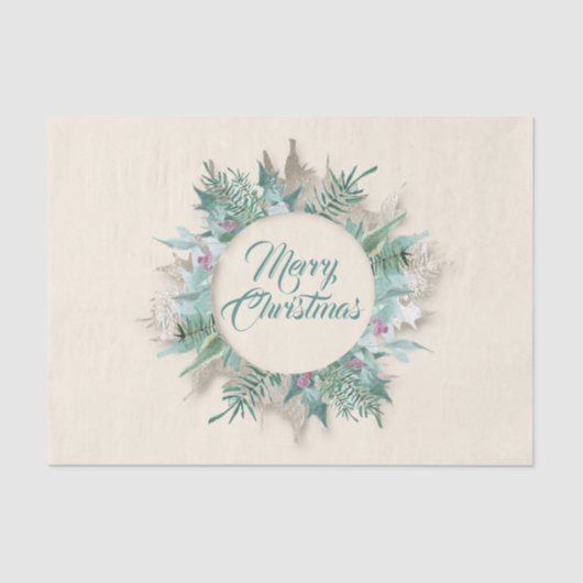 ベリーメリークリスマスホリデーズブランチミントクリーミー 薄葉紙 (正面)