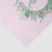 ベリーメリークリスマスホリデーズブランチミントピンク 薄葉紙 (詳細)