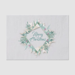ベリーメリークリスマスホリデーズリースグレーミントテ 薄葉紙