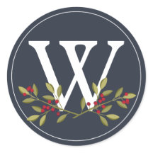 ベリーメリークリスマス封筒用シール