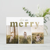 ベリーメリーフォトホリデーカード シーズンカード (スタンド正面)