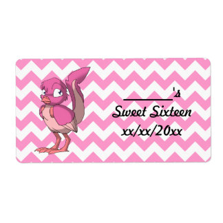 ベリーヨーグルトreptilianバードワインまたはウォーターボトル ラベル