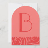 ベリーライムディライトスワール結婚式招待状 招待状 (裏面)