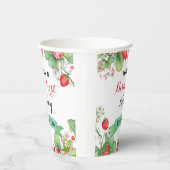 ベリーラブリーファースト誕生日 紙コップ (右)