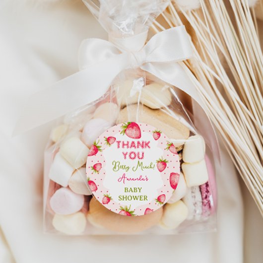 ベリーラベリーラベリーピンク赤ちゃんシャワー ラウンドシール