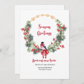 ベリーリースホリデームービングアナウンスメント 案内状 (正面/裏面)