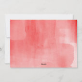 ベリーリースメリークリスマスウォーターカラー写真 シーズンカード (裏面)