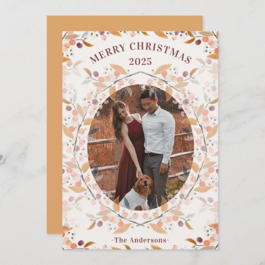 ベリーリース額縁写真 シーズンカード (正面/裏面)