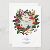 ベリーリース 招待状 (正面/裏面)