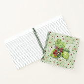 ベリーレッドとブラックベリー ノートブック (内部)