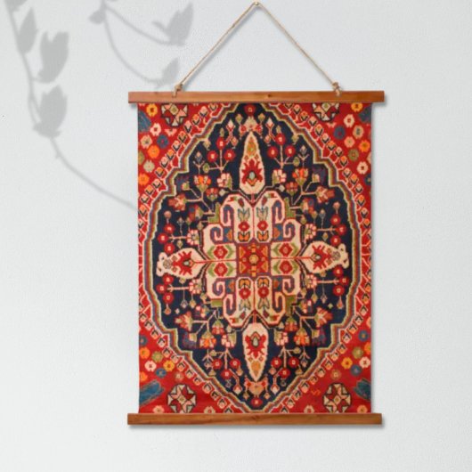 ベリーレッドオニキス東洋ペルシャシュカイ敷壁 吊り下げ型タペストリー