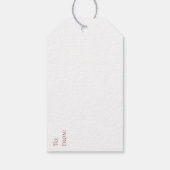 ベリーレッドギンガムギフトラベル ギフトタグ (裏面)