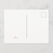 ベリーレッドファミリーツリー懇親会日付の保存 案内ポストカード (裏面)