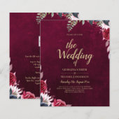 ベリーワイン結婚フローラ (正面/裏面)