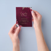 ベリーワイン結婚フローラ チラシ (手)