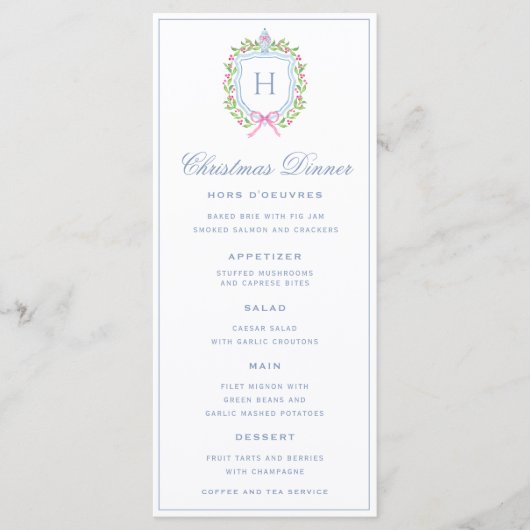 ベリー付きチノイスリージンジャージャー | モノグラムクレスト メニュー (正面)