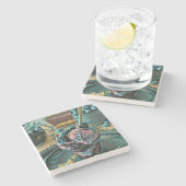 ベリー入りアイスクリームケーキ ストーンコースター (横)