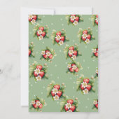 ベリー初夏イチゴ誕生日招待状 招待状 (裏面)