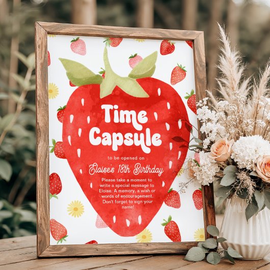 ベリー初誕生日時間カプセル標識