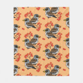 ベリー園 フリースブランケット (正面)