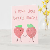 ベリー大好き！ カード (黄色い花)