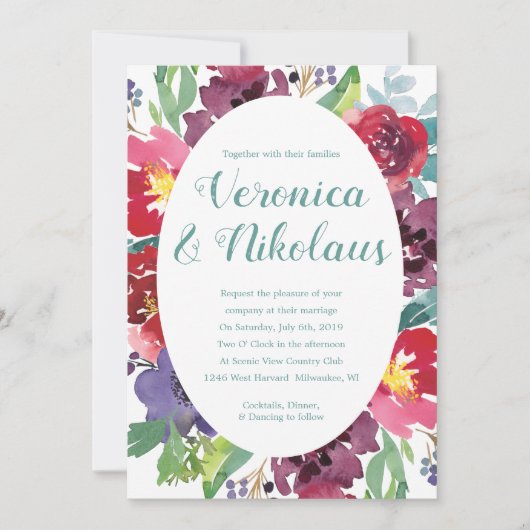 ベリー崇拝 招待状 (正面)