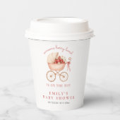 ベリー愛ストロベリーガール赤ちゃんシャワー 紙コップ (正面)