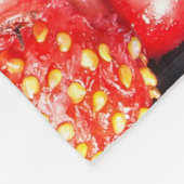 ベリー新鮮な背景モザイク フリースブランケット (角)