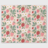 ベリー最初のイチゴ ラッピングペーパー (フラット)