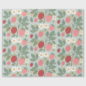 ベリー最初のイチゴ ラッピングペーパー (フラット)