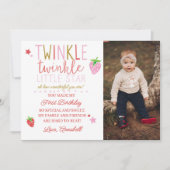 ベリー最初のサンキューカードTwinkleスターのダウンロード 招待状 (正面)