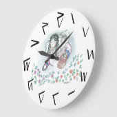 ベリー狩り時間！丸時計 ラージ壁時計 (傾斜)