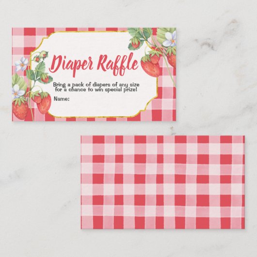 ベリー甘いちご水色エンクロージャカード エンクロージャーカード (正面/裏面)